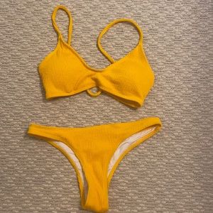 Shein orange bikini set